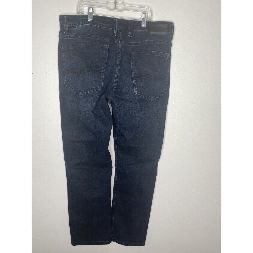 Buffalo David Bitton Jackson Jeans Men's 34 x 30 Straight Stretch Dark Wash - Picture 4 of 6